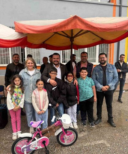 Şarkhöyük'te çocukların yüzünü gülümseten dayanışma