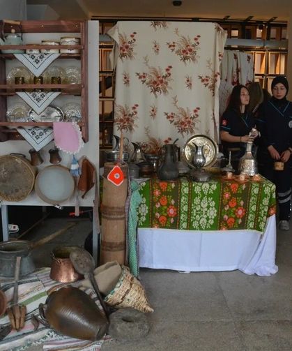 Sinop'ta öğrencilerin yıl boyunca ürettikleri eserler görücüye çıktı
