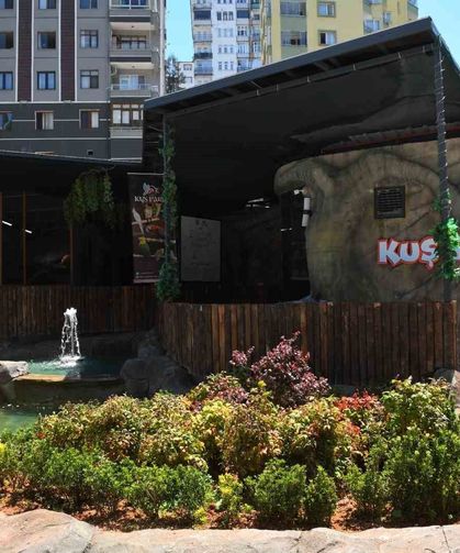 Trabzon'da kuş parkı ilgi çekiyor