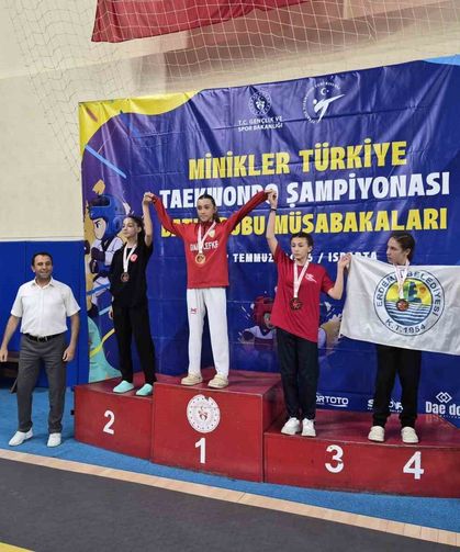 Bilecikli minik tekvandocular Türkiye finallerine damga vurdu