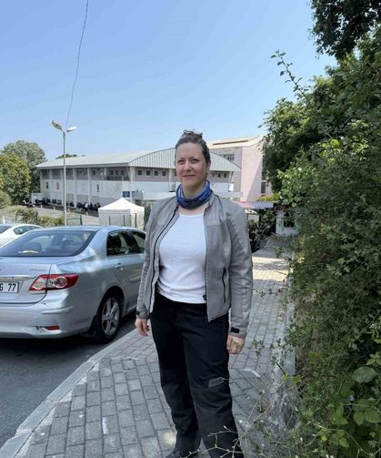 Çorlu'da yola dökülen yağ kazaya neden oldu: Metrelerce sürüklendiler, o anlar kamerada