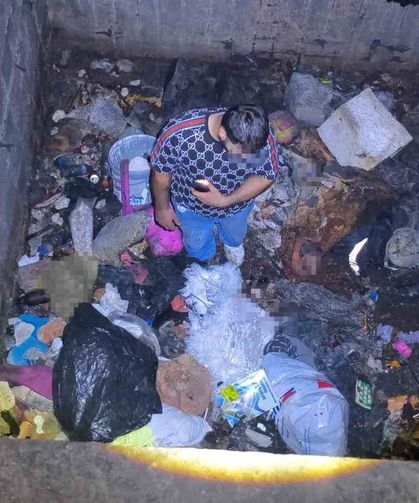 İhtiyaç gidermek için girdiği inşaatta 4 metrelik kuyuya düştü