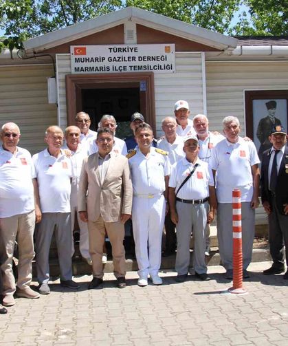 Marmaris'te Kıbrıs Gazileri: 'Yine çağrılsa vatan için göreve hazırız'