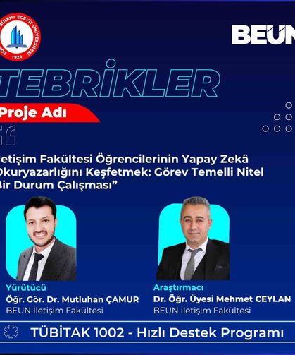 BEUN'dan yapay zeka hamlesi: TÜBİTAK'tan destek geldi