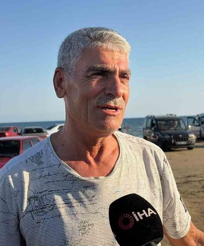 Burnaz Plajı'nda yaz yoğunluğu drone ile görüntülendi
