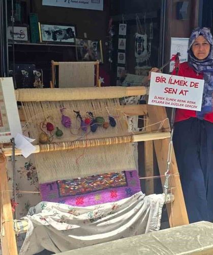 İlmek ilmek kültür mirası: Bandırmalı kadınlar halı dokuma sanatını yaşatıyor