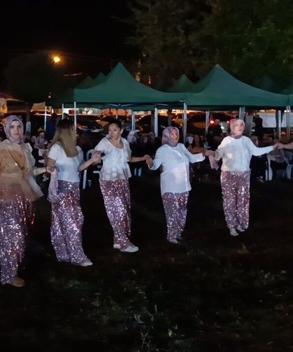 Köylü kadınlardan unutulmaz şalvar gecesi