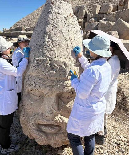 Nemrut'un dev heykellerine 5 yıllık koruma kalkanı