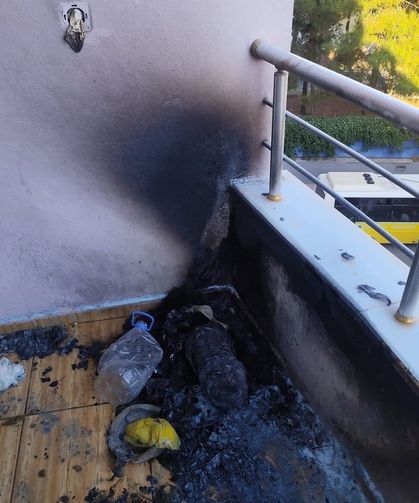Siirt'te apartmanın 5. katında piknik tüpü patladı