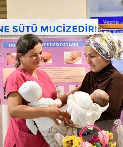 Üniversite hastanesinde anne sütünün önemi anlatıldı