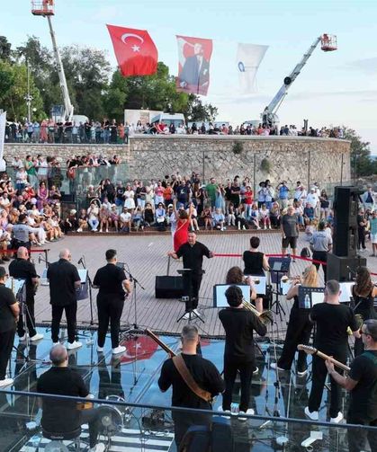 2 bin yıllık atmosferde sanat ve manzara buluştu