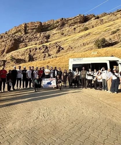 60 doğasever İncekaya Krateri'nde buluştu: Doğa, tarih ve spor bir arada