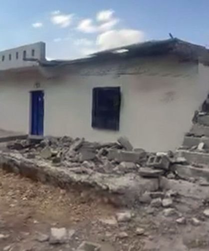 Deprem Hilvan'da hasara yol açtı