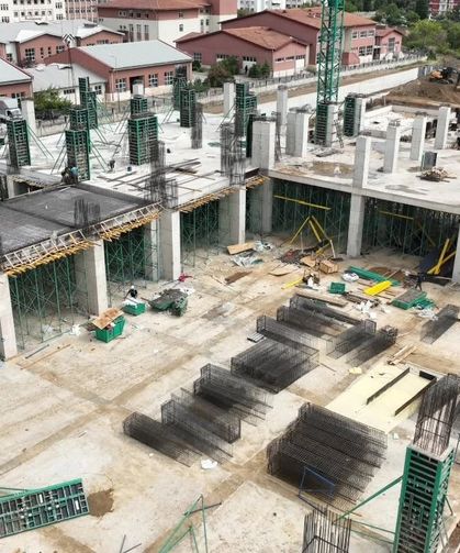Geleceğin sporcularını yetiştirecek tesis yükseliyor