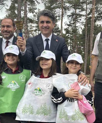 Türkiye'de bir ilk: Bolu'da 'Orman Okulu' eğitime açıldı