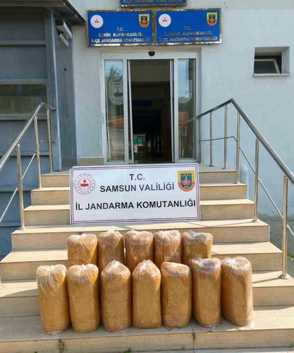 Atakum'da 60 kilo kıyılmış kaçak tütün ele geçirildi