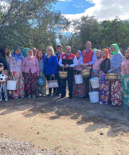 Ayvalık'ta ilk zeytin hasadına dua ve hayır yemekli başlangıç