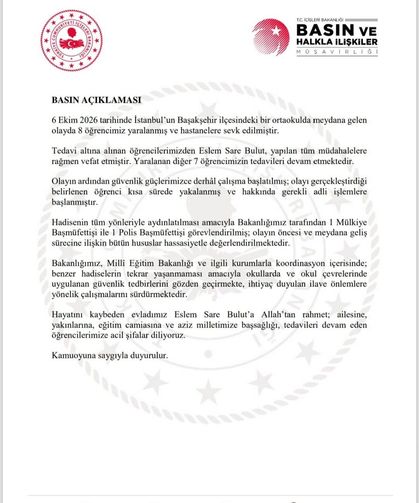 İstanbul'da 1 öğrencinin hayatını kaybettiği olayın şüphelisi yakalandı