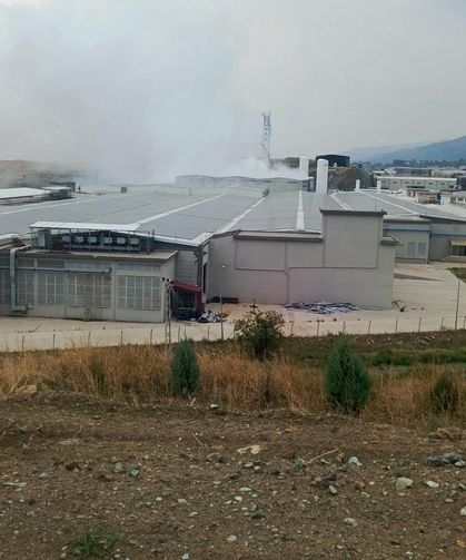 Kahramanmaraş'ta gaz dolum tesisindeki oksijen tankı patladı