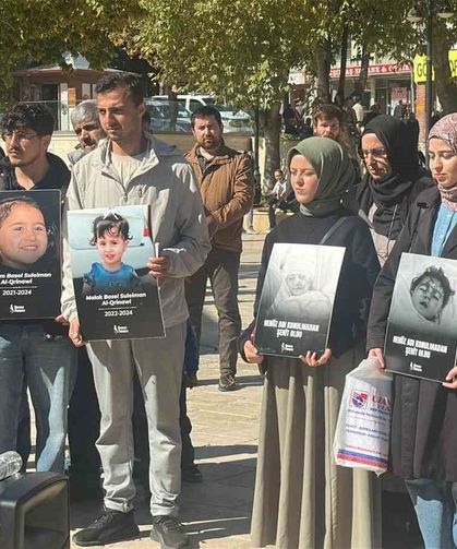 Kastamonu'da Aksa Tufanı'nın yıl dönümünde İsrail protesto edildi