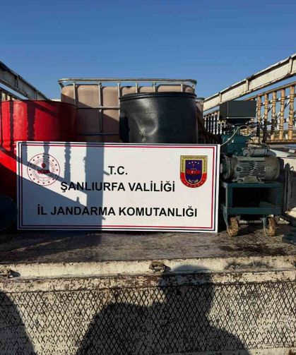 Viranşehir'de 650 litre kaçak akaryakıt ele geçirildi