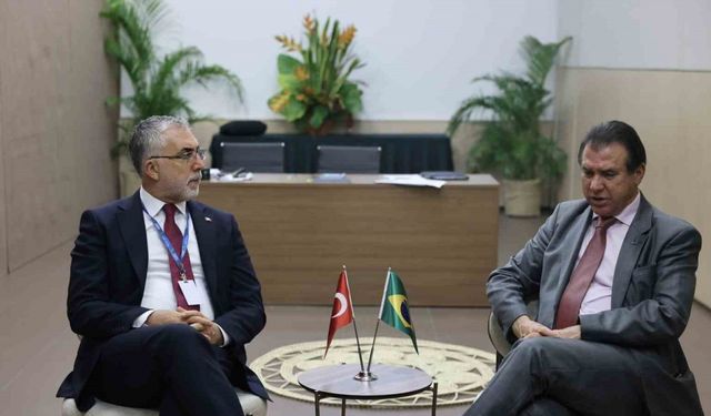 Çalışma ve Sosyal Güvenlik Bakanı Işıkhan, Brezilya Çalışma ve İstihdam Bakanı Luiz Marinho ile görüştü