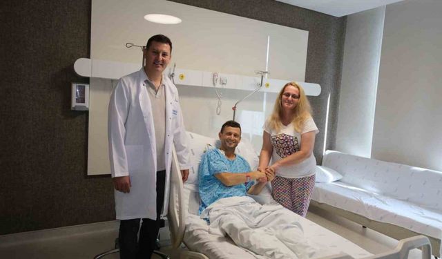 Kosova’dan İstanbul’a organ nakli için geldiler: Eşinin fedakarlığıyla sağlığına kavuştu