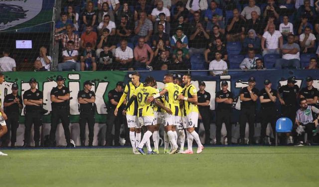 Trendyol Süper Lig: Çaykur Rizespor: 0- Fenerbahçe: 5 (Maç sonucu)