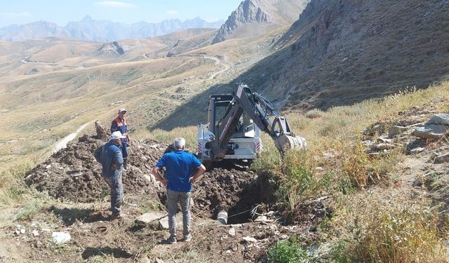 3 bin 500 rakımdaki su arızası giderildi