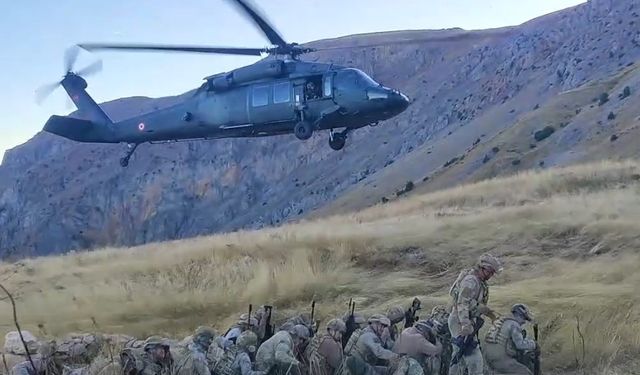 Tunceli'de jandarmadan operasyon: 13 mağara ve 17 sığınakta malzemeler ele geçirildi