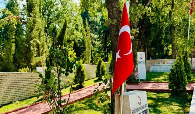 Söğüt İlçe Mezarlığında şehitlik yenilendi