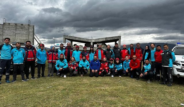 Erzincan’da UMKE bölge tatbikatı gerçekleştirildi