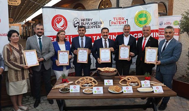 Gastronomi şehri Hatay’da 6 lezzet tescillendi