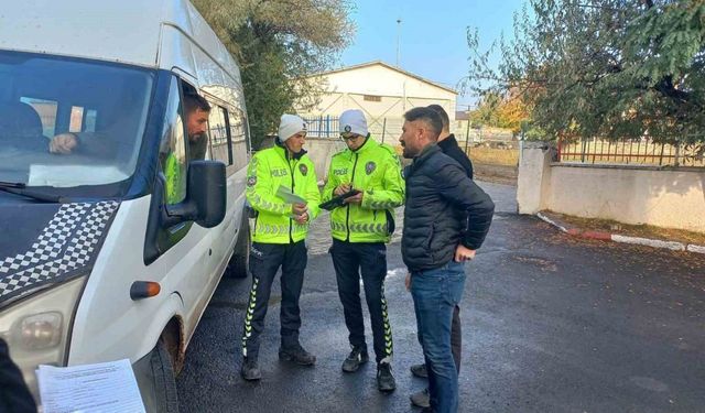 Ağrı’da öğrenci güvenliği için okul servisi denetimleri yoğunlaşıyor