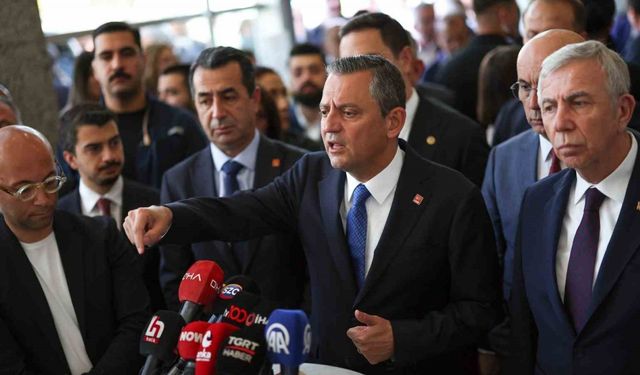 CHP Genel Başkanı Özel: “İktidar suçüstü oldu”