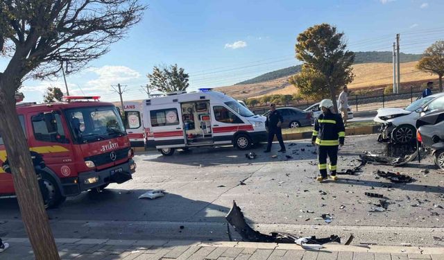 Gaziantep’te zincirleme trafik kazası: 3 yaralı