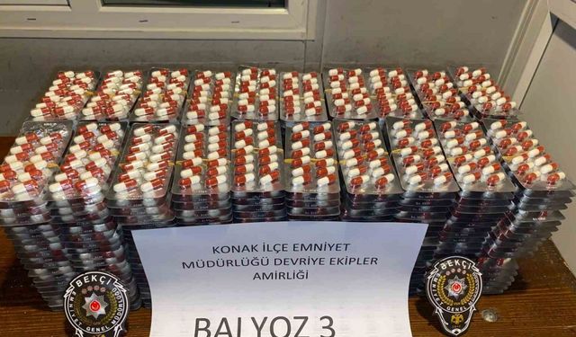 Makarna kolisinden 5 bin 559 adet uyuşturucu hap çıktı