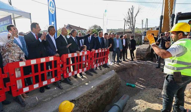 Sakarya’da 25 milyon TL’lik alt yapı yatırımı için ilk kazma vuruldu