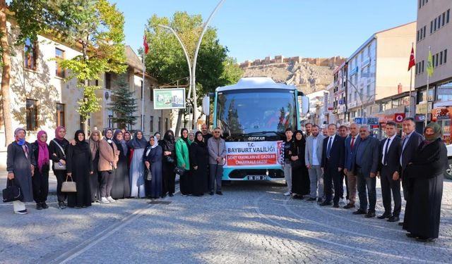 Şehit ve gazi aileleriyle gaziler Çanakkale’ye uğurlandı