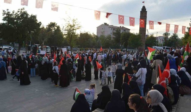 Siirt’te Filistin’e destek yürüyüşü