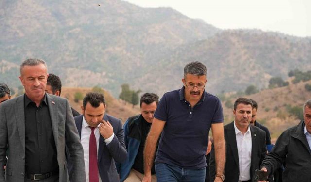 Vali Çelik, Irak sınırında incelemelerde bulundu