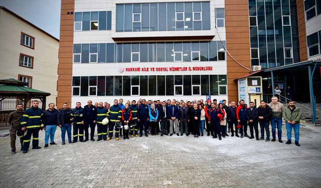 Hakkari'de nefes kesen tatbikat