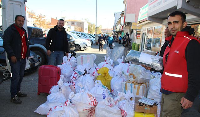 Varto’dan batı illerine kışlık erzak sevkiyatı