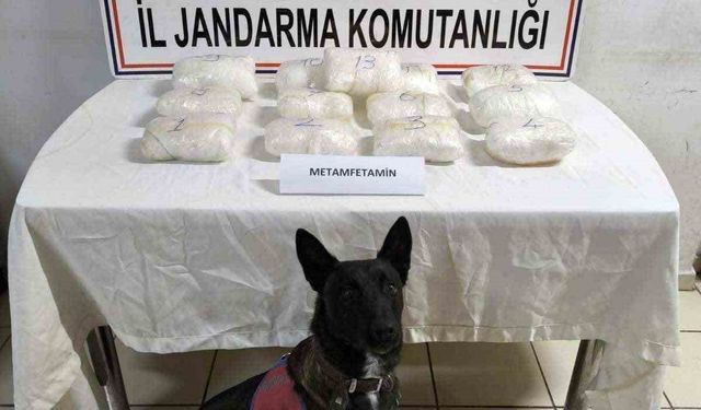 Ağrı’da tırın dorsesinde 16 kilo 200 gram metamfetamin ele geçirildi