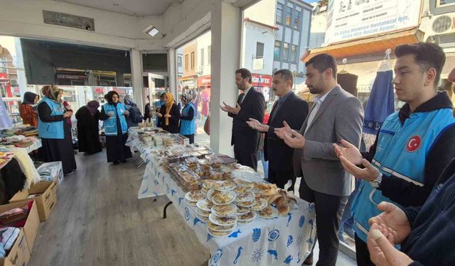 Gazze’ye el emeği göz nuru ürünlerle destek