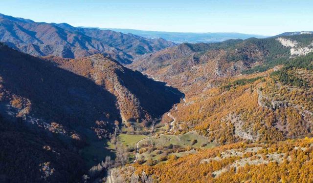 Kastamonu’da sonbaharın renkleri mest ediyor