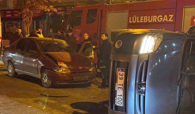 Lüleburgaz’da trafik kazası: 1 yaralı