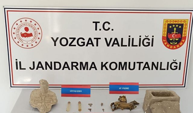 Yozgat’ta tarihi eser kaçakçılığı: 5 gözaltı