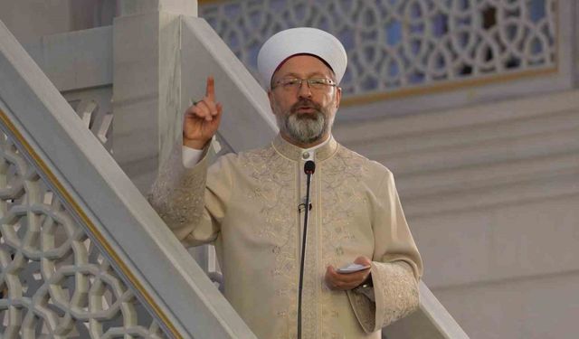 Diyanet İşleri Başkanı Ali Erbaş: "Filistin’in kurtuluşunu da görürüz İnşallah"