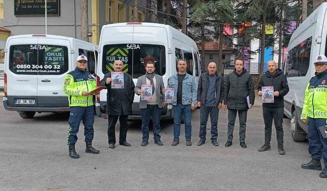 Eğirdir’de okul servisi sürücülerine güvenlik denetimi